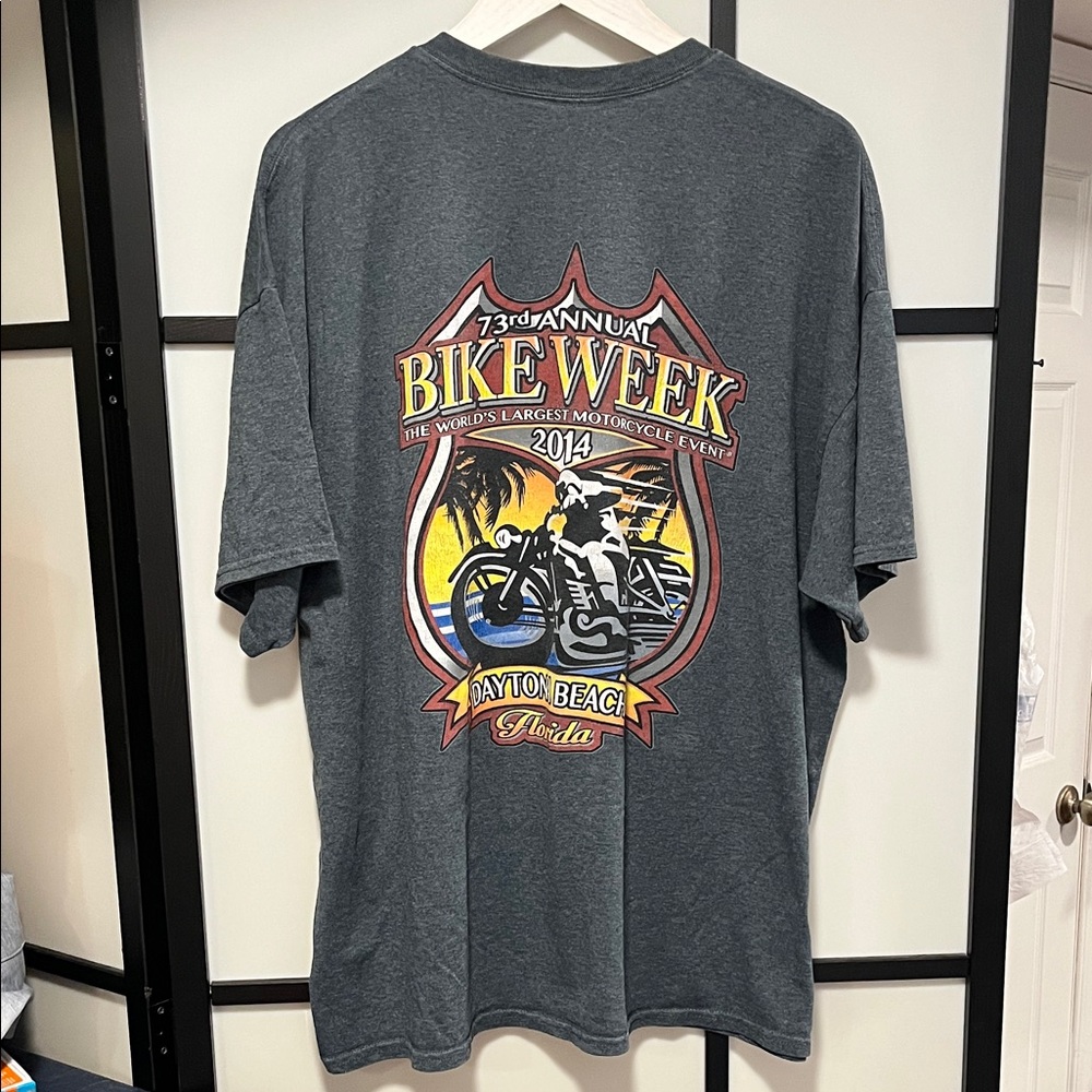 Bike Week 2014 Daytona Beach Graphic T-Shirt Size 2XL